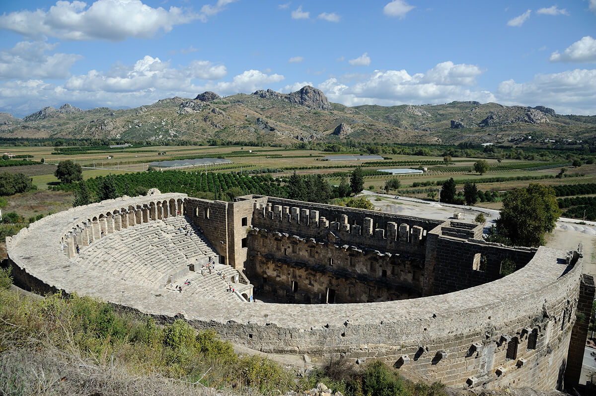 GÜNÜBİRLİK PERGE, ASPENDOS, MANAVGAT ŞELALESİ, SİDE  TURU